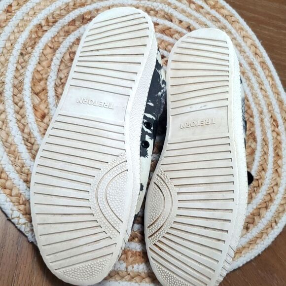 Tretorn Womans Tropical Print Canvas/Leather Sneakers, SIZE 7 - Picture 10 of 10